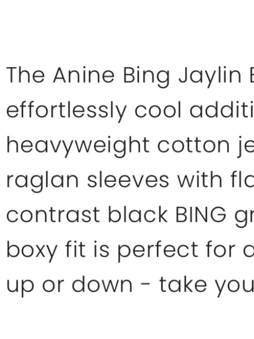 Anine Bing Black Short-Sleeve Logo Tee - Picture 3 of 3